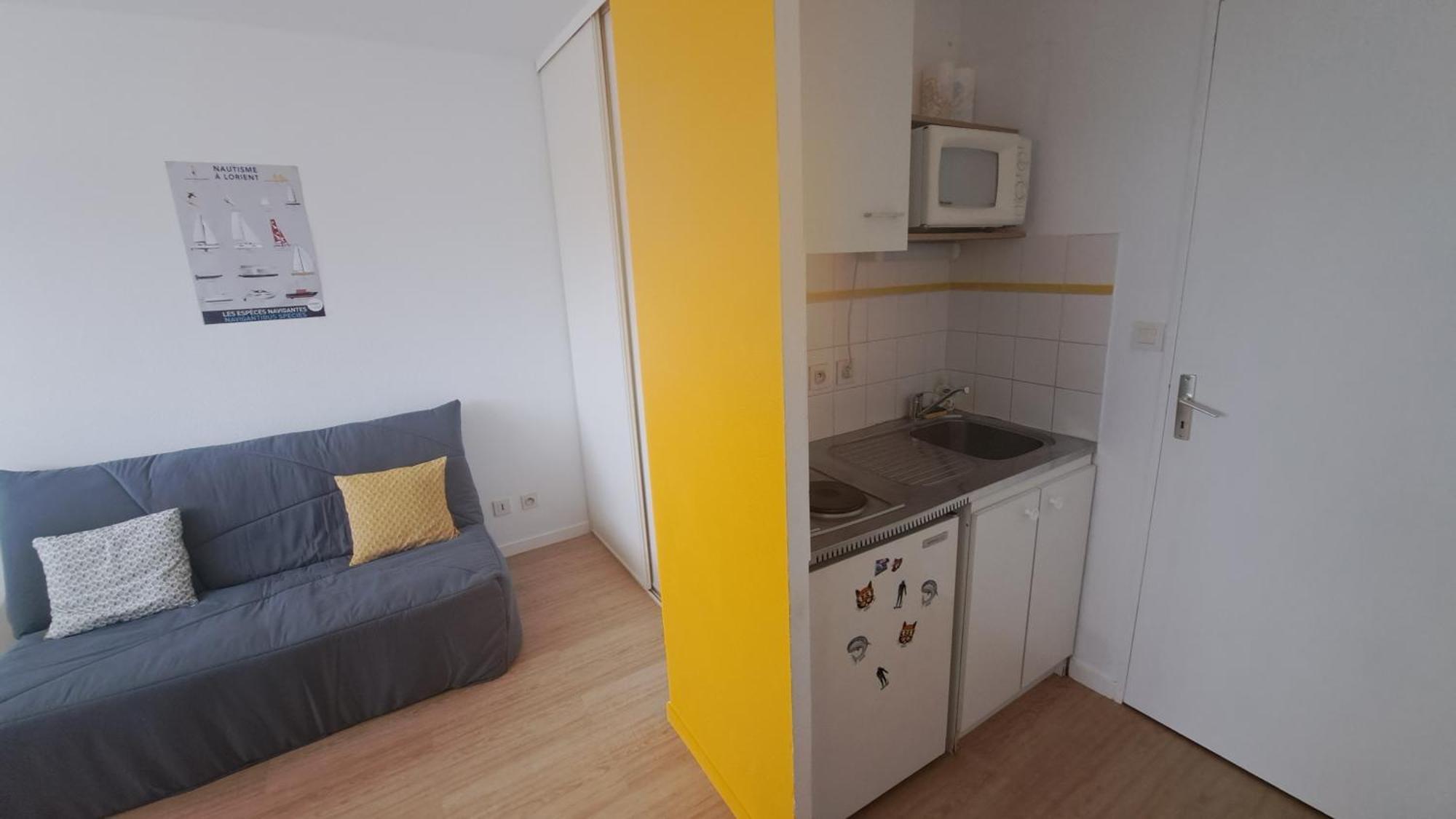Appartement Vannes, 18m2